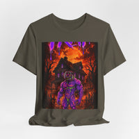 OUTRLIMIT TRAP Round Orange Sun Haunted Tee - Adult
