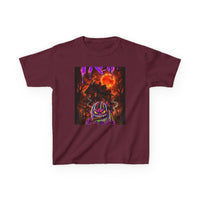 OUTRLIMIT TRAP Titan Orange Sun Haunted Tee - Kids