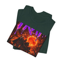 OUTRLIMIT TRAP Titan Orange Sun Haunted Tee - Adult