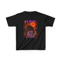 OUTRLIMIT TRAP Titan Orange Sun Haunted Tee - Kids