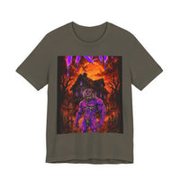 OUTRLIMIT TRAP Round Orange Sun Haunted Tee - Adult