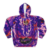 Psychedelic All-Over Print Hoodie