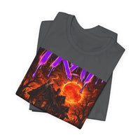 OUTRLIMIT TRAP Titan Orange Sun Haunted Tee - Adult