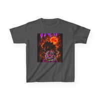 OUTRLIMIT TRAP Titan Orange Sun Haunted Tee - Teen