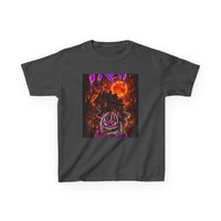 OUTRLIMIT TRAP Titan Orange Sun Haunted Tee - Kids