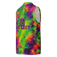 OUTRLIMIT Neon Galaxy All-Over Print Basketball Jersey