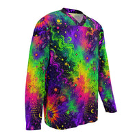 OUTRLIMIT Midnight Galaxy All-Over Print Recycled Hockey Fan Jersey