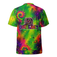 OUTRLIMIT Neon Galaxy All-Over Print Recycled Unisex Sports Jersey