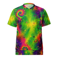 OUTRLIMIT Neon Galaxy All-Over Print Recycled Unisex Sports Jersey